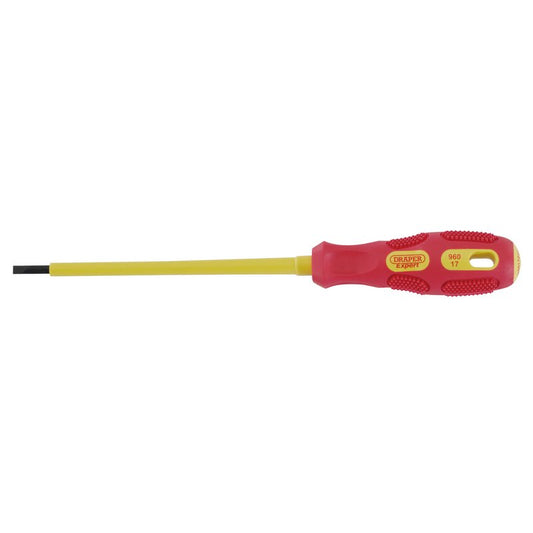 Draper VDE Approved Fully Insulated Plain Slot Screwdriver 3.0 x 100mm 69212