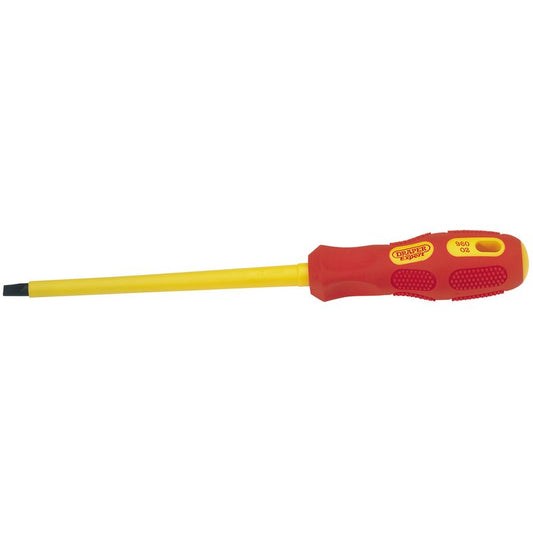 Draper VDE Approved Fully Insulated Plain Slot Screwdriver 6.5 x 150mm 69220
