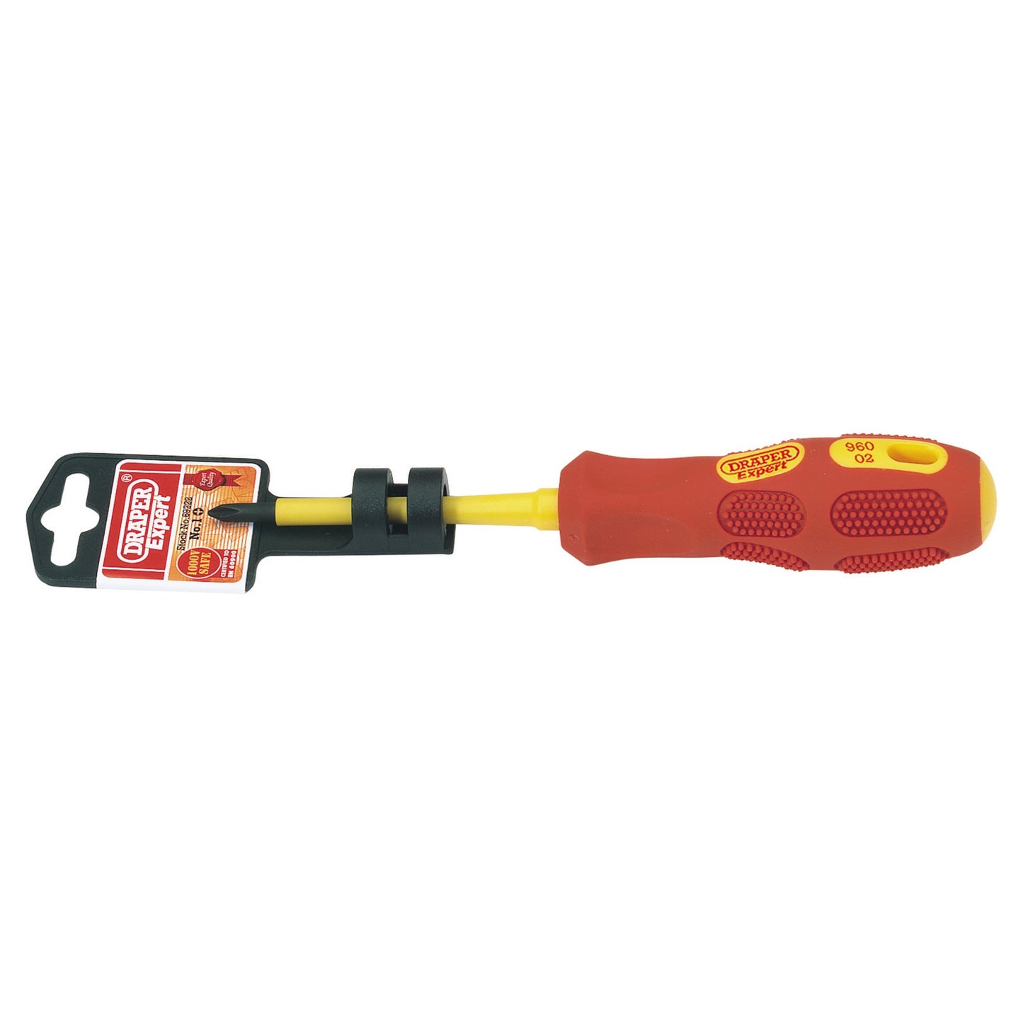 Draper VDE Approved Fully Insulated Cross Slot Screwdriver No.1 x 80mm 69222