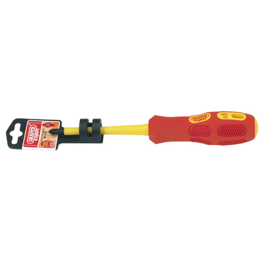 Draper VDE Approved Fully Insulated Cross Slot Screwdriver No.2 x 100mm 69223