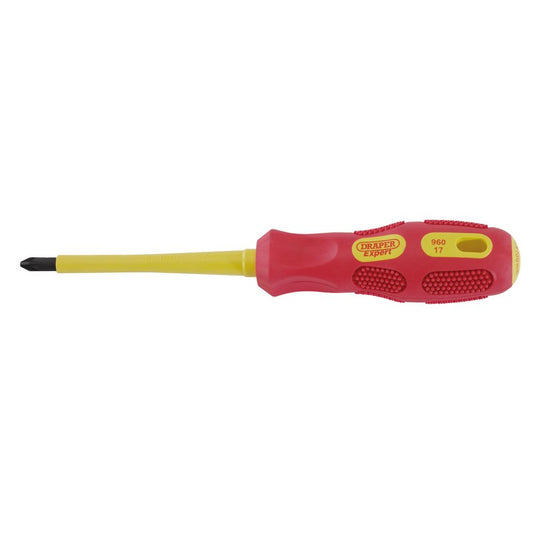 Draper VDE Approved Fully Insulated Pozi Screwdriver No.2 x 100mm 69229
