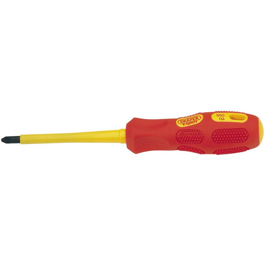 Draper VDE Approved Fully Insulated Pozi Screwdriver No.2 x 100mm 69232