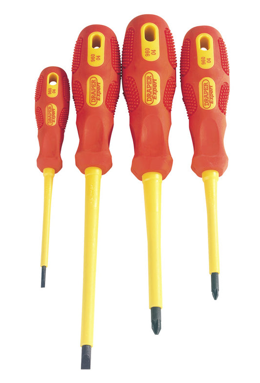 Draper VDE Approved Fully Insulated Screwdriver Set 4 Piece 69233