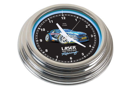 Laser Tools Racing Neon Clock by Laser Tools 6924
