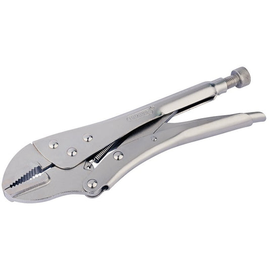 Draper Straight Flat Jaw Self Grip Pliers 300mm Serrated Gripping Surfaces 69300
