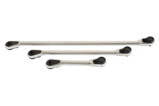 Laser Tools 6960 Ratchet Set 1/4"D 3pc