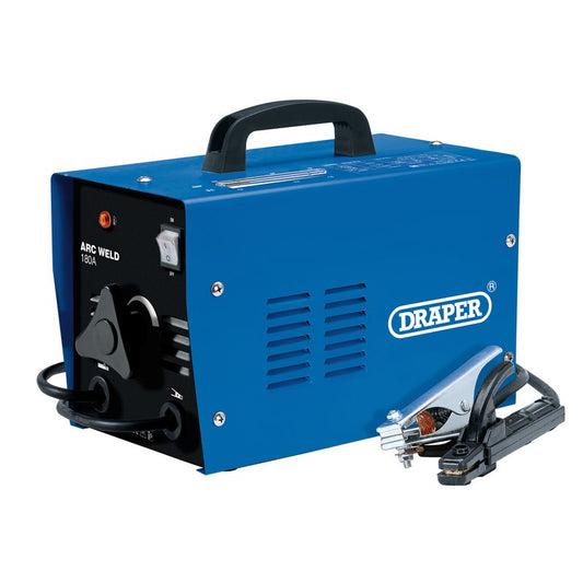 Draper 180A ARC Welder 230V Portable Duty Cycle 10% @180A / 60% @73A 69939
