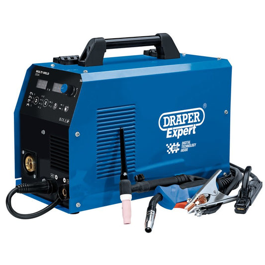 Draper 200A Expert 3-In-1 Multi-Process Welder Dti Gas Gasless 230V 70043