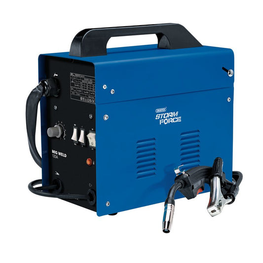 Draper Storm Force 120A Gasless MIG Welder 230V 13A Fitted Plug 70051