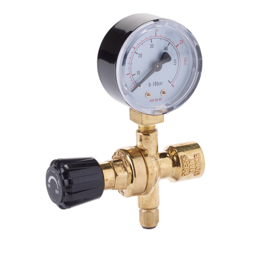 Draper CO2 MIG Disposable Gas Bottle Regulator Cylinder 1 Gauge 70135