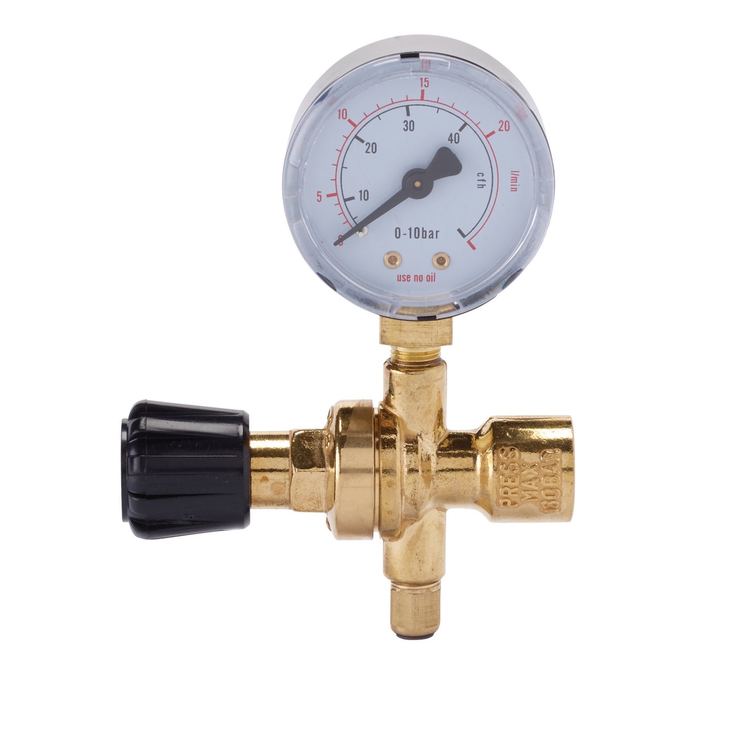 Draper CO2 MIG Disposable Gas Bottle Regulator Cylinder 1 Gauge 70135
