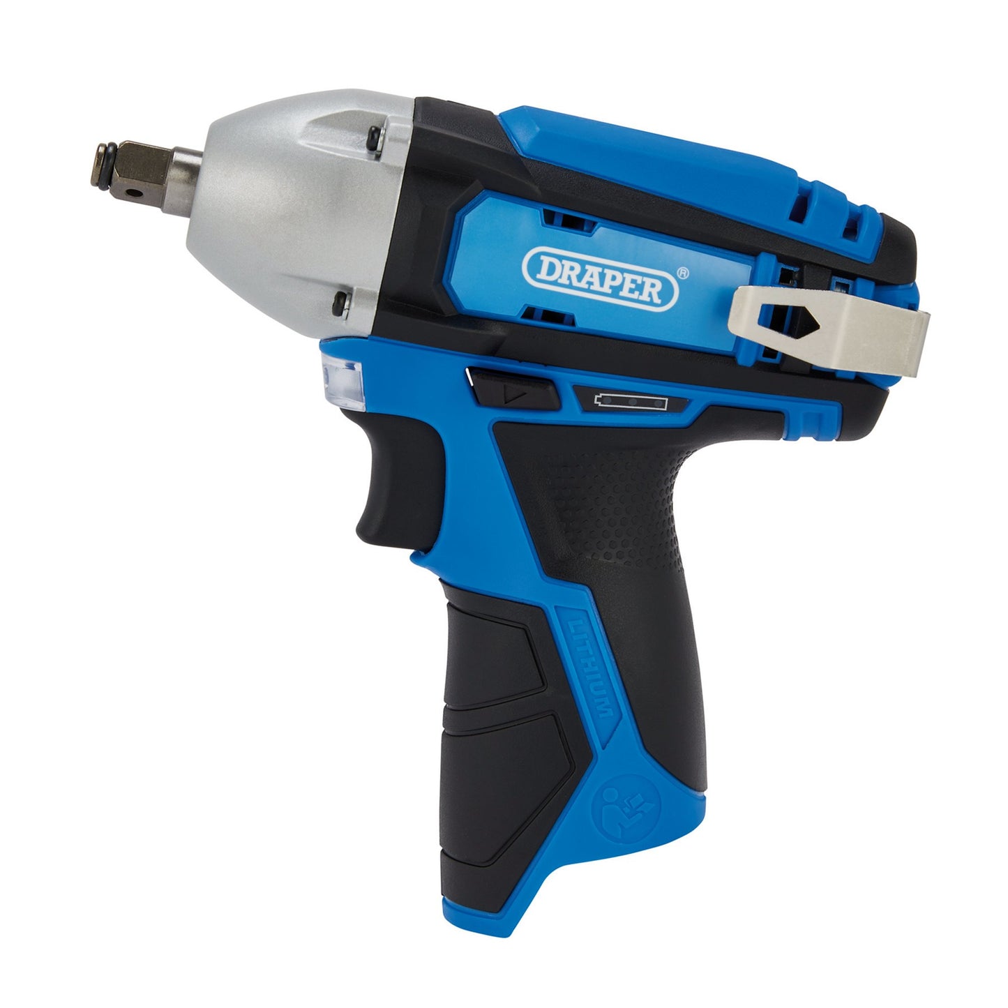 Draper 12V Cordless Impact Wrench 3/8"D 80Nm Sold Bare speed 0-2,500r/min 70276