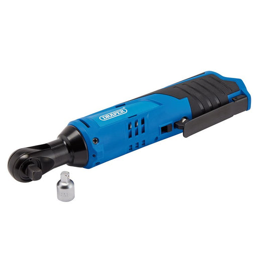 Draper 12V Cordless Ratchet 3/8"D 45Nm Sold Bare Torque 45Nm speed 250rpm 70301