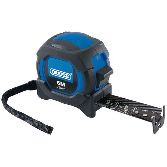 Draper Measuring Tape Class II, 5m 16ft x 25mm Locking button 70365