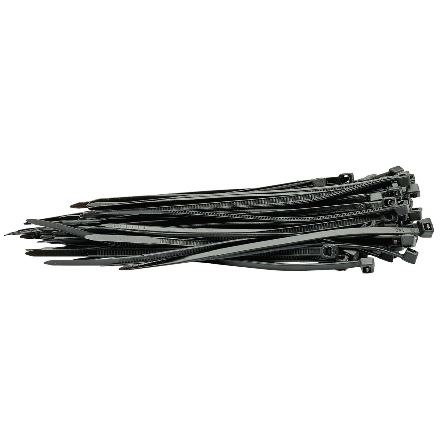Draper Nylon Cable Ties 2.5 x 100mm Black Pack of 100 Bagged 70389