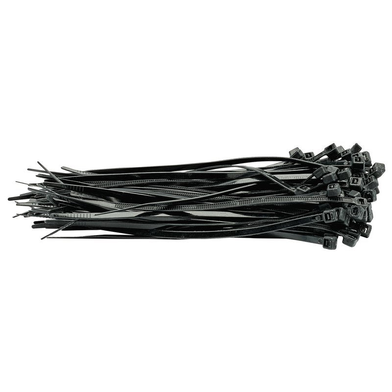 Draper Cable Ties 3.6 x 150mm Black Pack of 100 Robust Nylon 70391
