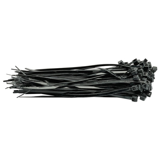 Draper Cable Ties 3.6 x 150mm Black Pack of 100 Robust Nylon 70391
