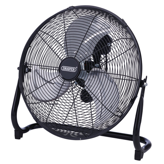 Draper 230V Floor Fan 16"/400mm 100W 3 Speed High Velocity Copper Motor 70432