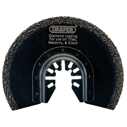 Draper Universal Oscillating Multi-Tool Diamond Coated Cutting Blade 88mm 70469