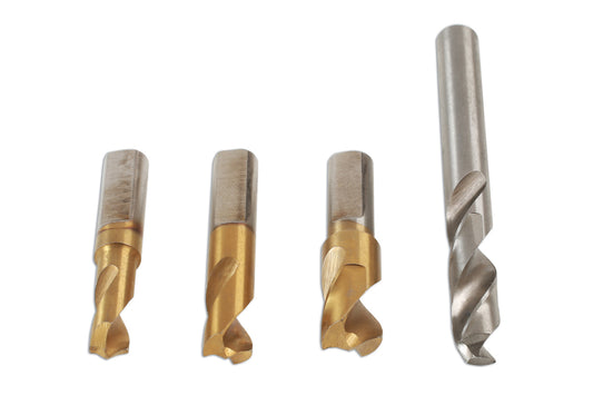 Laser Tools Spot Weld Drill Set 4pc 7050
