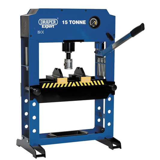 Draper Expert 15 Tonne Hydraulic Bench Press Range 45-385mm Stroke 170mm 70563