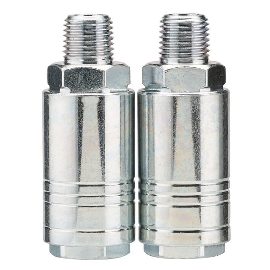 Draper 1/4" Male Quick Coupling Pack of two 70863