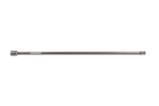 Laser Tools 3/8"D 450mm Wobble Extension Bar Knurled Shaft Matt Finish 7113