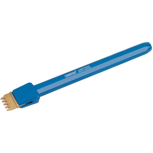 Draper Scutch Holding Chisel 25 x 200mm Octagonal shank with comb scutch 71269