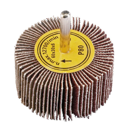 Draper Abrasive Flap Wheel 60 x 30mm 80 Grit 71919