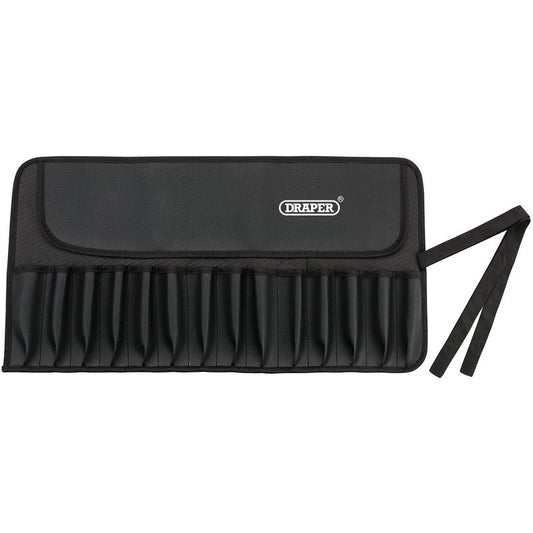 Draper 14 Division PVC Tool Roll With Bound Edges Size 675 x 330mm 72977