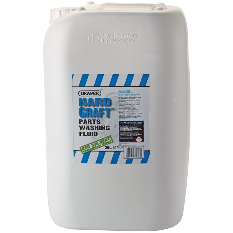 Parts Washing Fluid, Draper 'Hard Graft' (25 Litre)