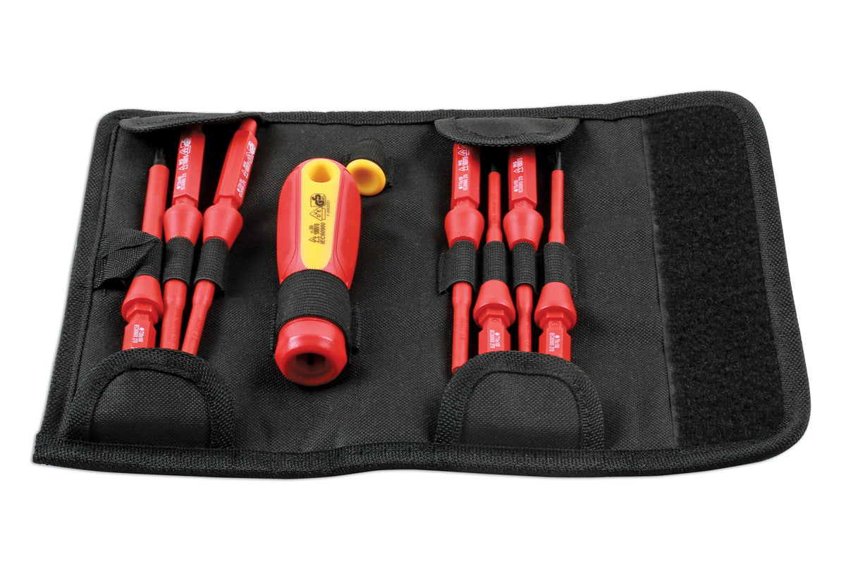 Laser Tools Insulated Star* Screwdriver Set 9pc 7434