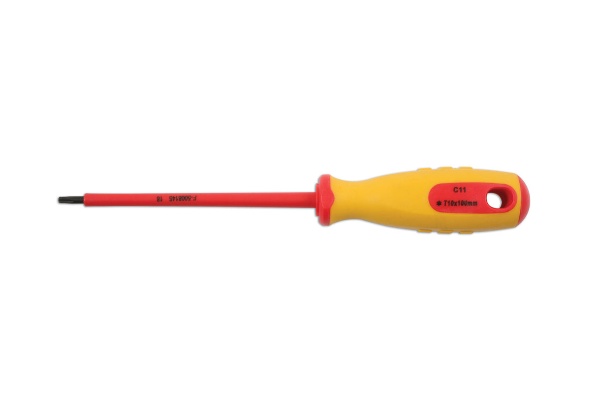 Laser Tools Insulated Star* Screwdriver T10 7449