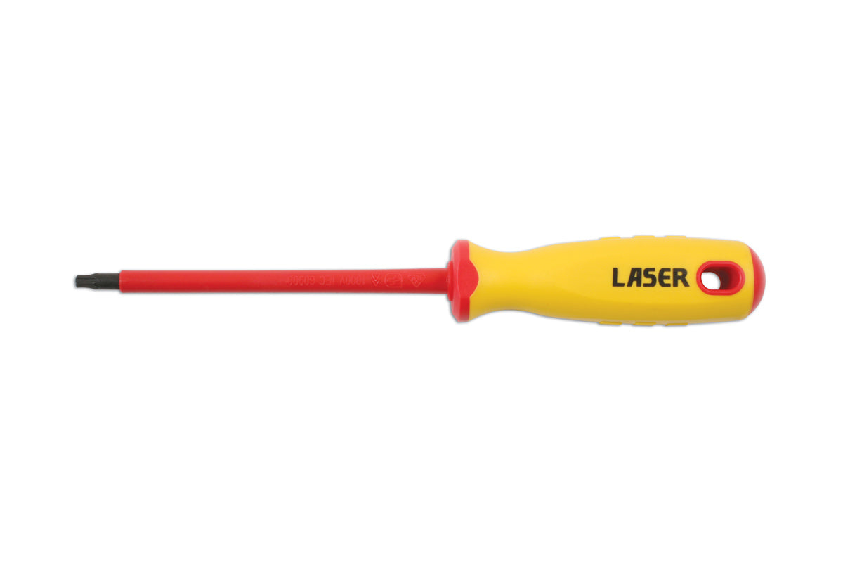 Laser Tools Insulated Star* Screwdriver T25 7452