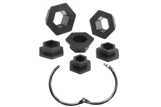 Laser Tools Non Marring Socket Wrench Insert Set 6pc Nylon Fibre Composite 7463