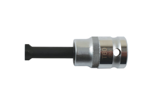 Laser Tools Long Series Star Socket Bit 1/2"D T60 7486