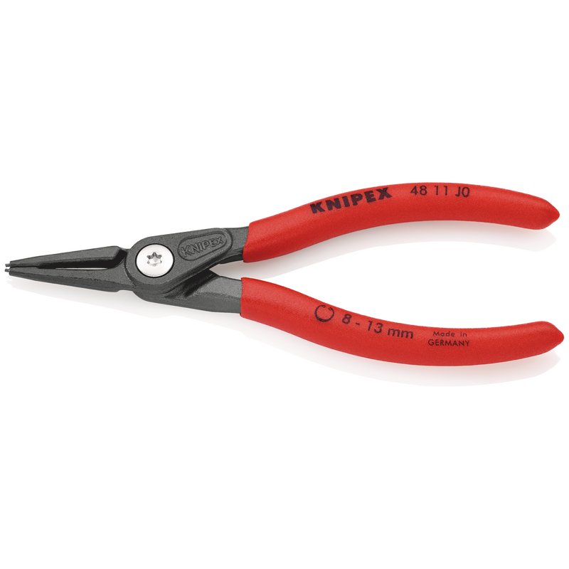 Knipex 140mm Internal Straight Tip Circlip Pliers 8 - 13mm Capacity 48 11 J0