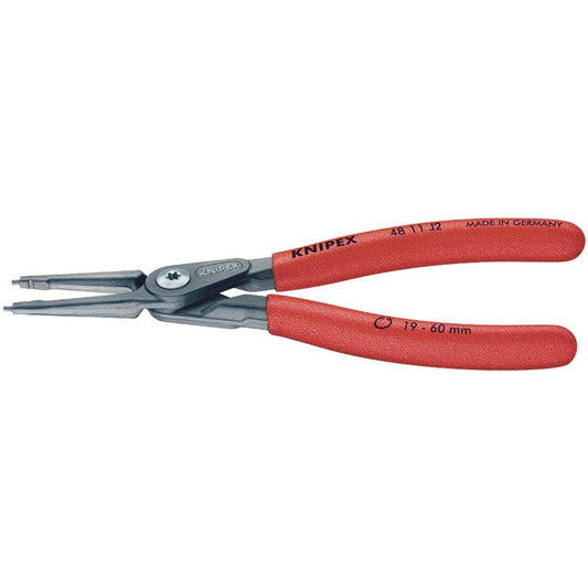 Knipex 180mm Internal Straight Tip Circlip Pliers 19 - 60mm Capacity 48 11 J2