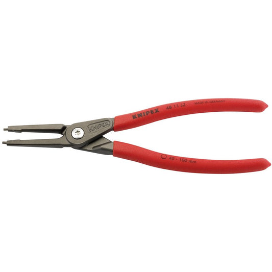 Knipex 225mm Internal Straight Tip Circlip Pliers 40 - 100mm Capacity 48 11 J3