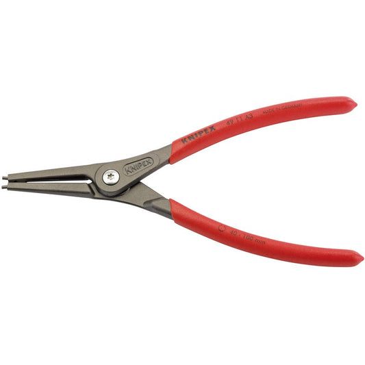 Knipex 225mm External Straight Tip Circlip Pliers 40 - 100mm Capacity 49 11 A3