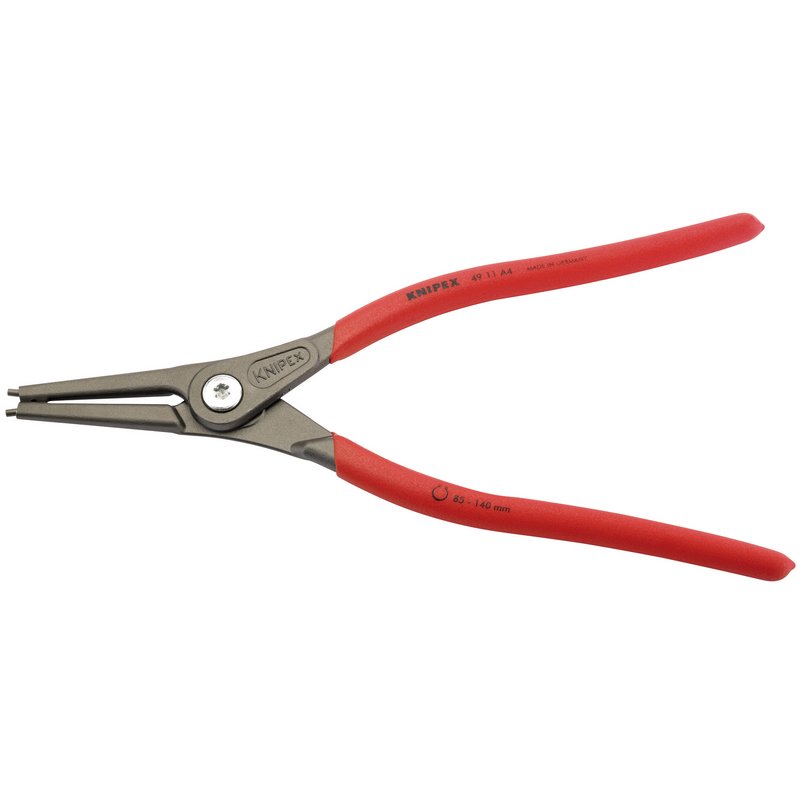 Knipex 320mm External Straight Tip Circlip Pliers 85 - 140mm Capacity 49 11 A4