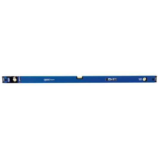 Draper 1200mm Box Section Level with Magnified Vial and Side View Vial 75127