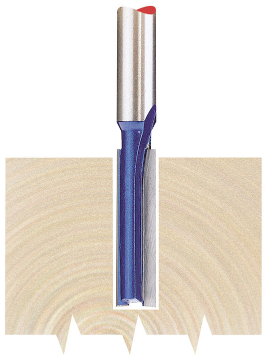 Draper TCT Router Bit 1/4" Shank Straight 6.35 x 25mm 75331