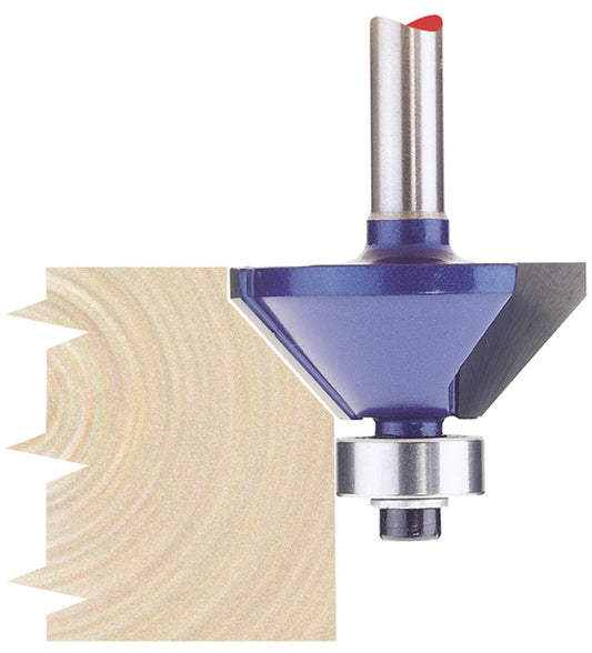Draper TCT Router Bit 1/4" Shank Chamfering 30mm x 45 deg 75340