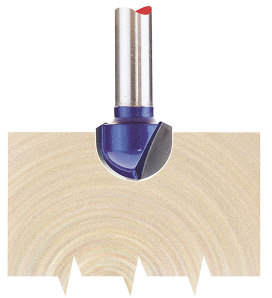 Draper TCT Router Bit 1/4" Shank Core Box 12.7 x 6.35mm Radius 75345