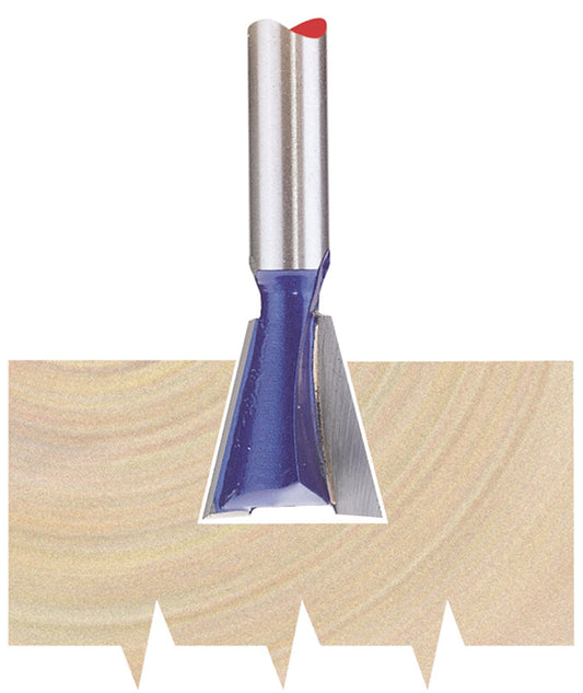 Draper TCT Router Bit 1/4" Shank Dovetail 14mm Diameter 75346
