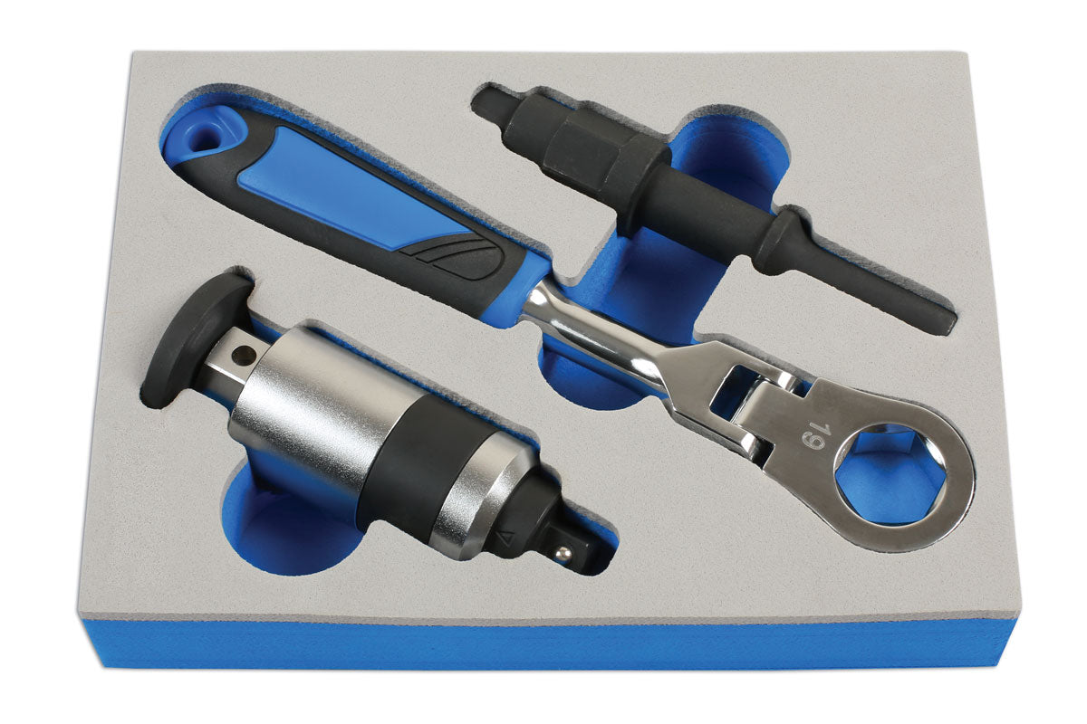 Laser Tools Impact Driver Set 3/8"D 4pc For Hand Or Air Hammer Use 7540