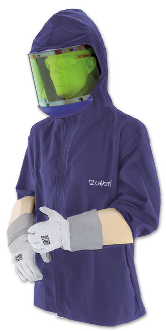 Laser Tools 7572 Long Hooded Arc Flash Jacket, Medium
