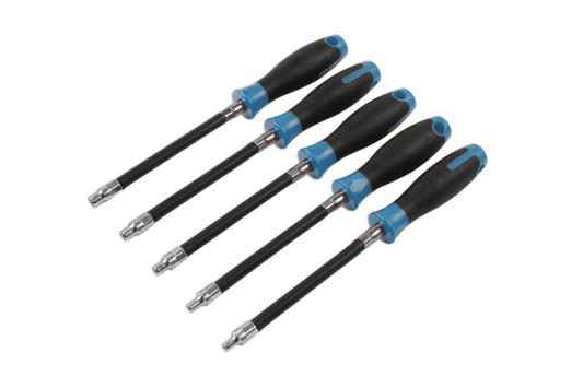 Laser Tools E-Socket Flexi Driver Set 5pc 7616