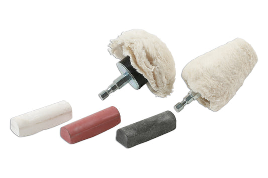 Laser Tools Contour Metal Polishing Set 5pc 7627